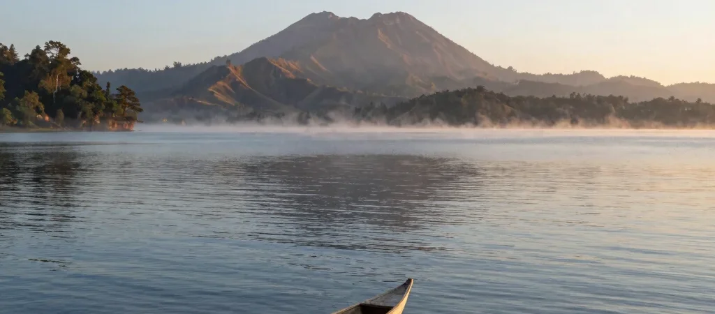 Menangkap Keheningan Fajar di Danau Toba